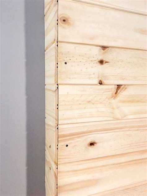 Diy Faux Pallet Wall For Your Tv Wood Tv Wall And Mount Tutorial Tv