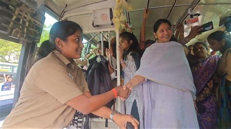 Coimbatores First Woman Bus Driver Shown The Door Hours After Mp Kanimozhi Rides With Her