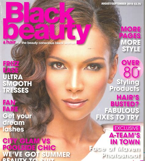 Ghana Rising Hair Vicky Boateng On The Cover Of Black