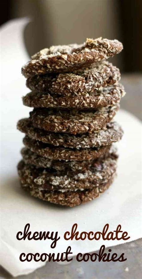 Vegan Chocolate Coconut Cookies The Pretty Bee