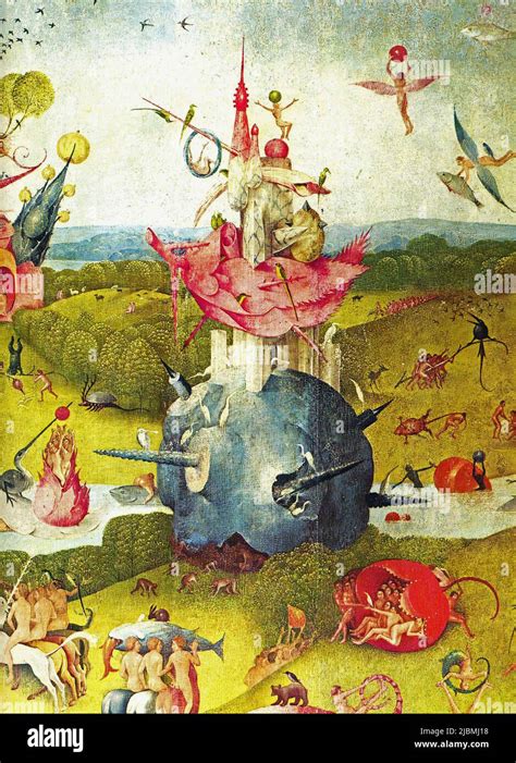 The Garden Of Earthly Delights Detail From Central Panel Of Triptych