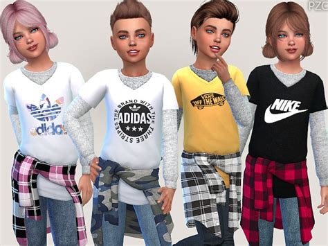 Perfect Interlude Crop Top Sims 4 Child Cc
