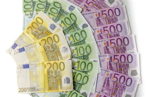 Many Different Euro Bills Stock Photo Image Of Investment 76538474
