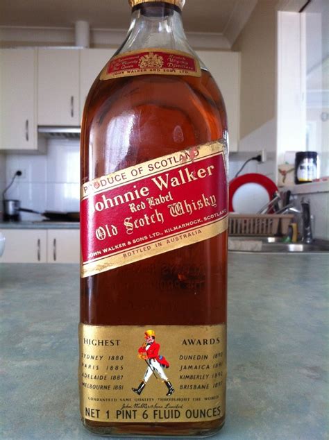 I Have An Old Bottle Of Johnnie Walker Red Label From The