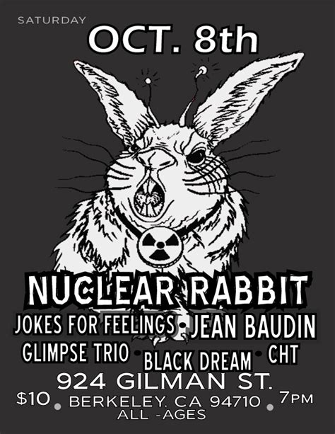 Whats With Brainphreak Nuclear Rabbit At Gilman St In Berkeley Ca