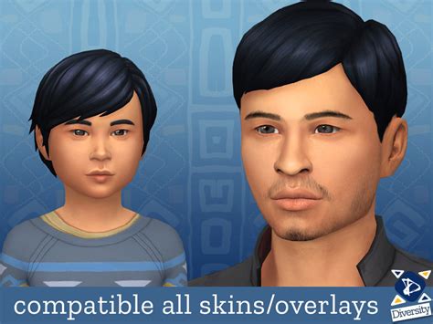 Sims 4 Male Monolid Skin Overlay Sparkvsa