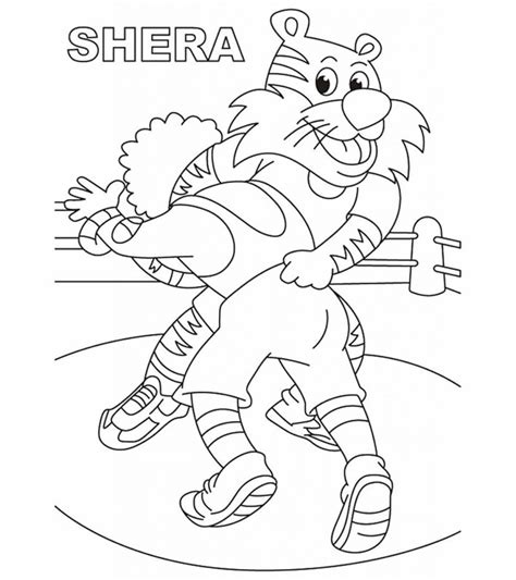 Wrestler Undertaker Coloring Pages Coloring Library