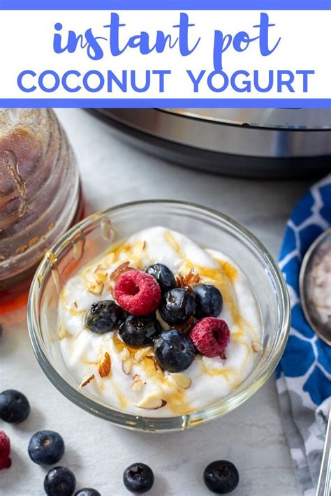 Instant Pot Coconut Milk Yogurt Is A Simple Recipe Using Only