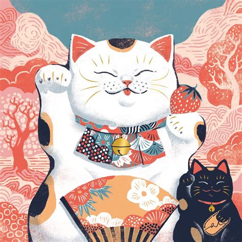 Pin By Liz He On Projects To Try Lucky Cat Tattoo Maneki Neko Neko