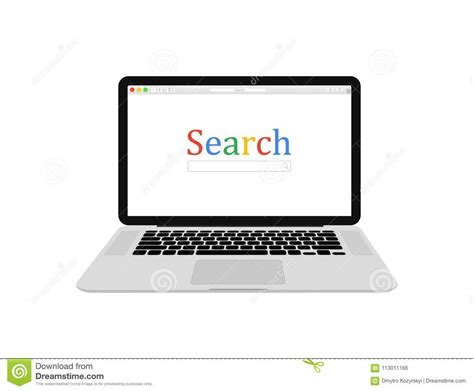 Computer Laptop, Browser Window And Ranking Sites In Search Results Of Web Search Engine. Search ...
