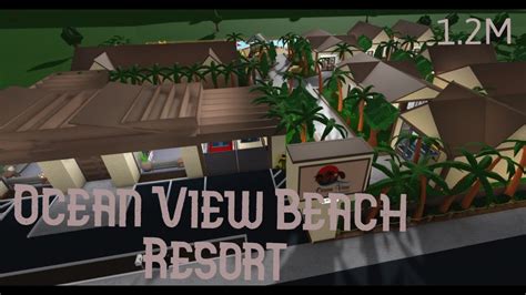 Bloxburg Ocean View Beach Resort Walkthrough Youtube