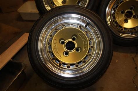 For Sale4x100 13x75 Ronal Racing Turbo 3 Piece Wtires ﻿ Miscellaneous