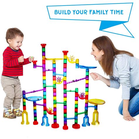 Marble Run Sets For Kids 152 Pieces Marble Tracks Marble Maze Game