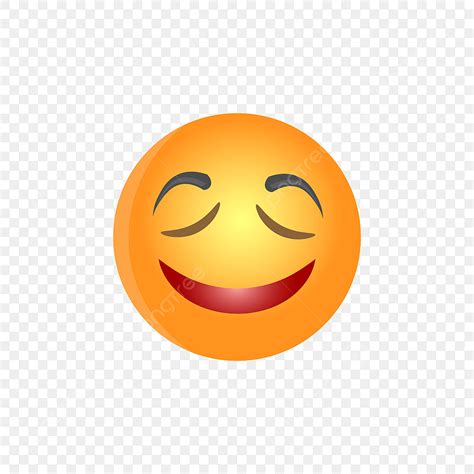 Gambar Emoji Media Sosial Premium Dengan Ekspresi Wajah Bahagia Vektor