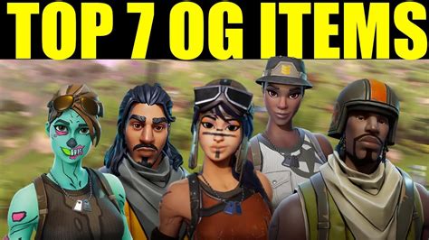 Fortnite Top 7 Og Skins To Buy From The Item Shop If They Ever Return