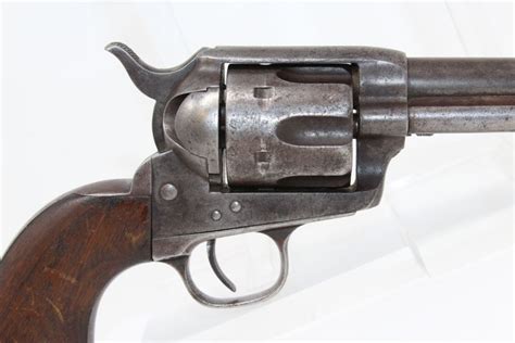 Antique Colt Peacemaker Black Powder Saa Revolver 45 Colt Six Shooter