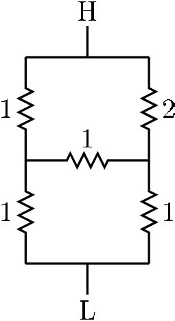 As inductors offer no impedance to dc. Two-terminal resistors arranged in a bridge network. With ...