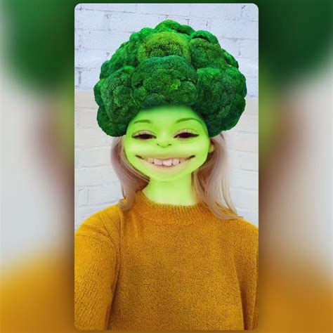 Broccoli Hair Lens By Snapchat Snapchat Lenses And Filters