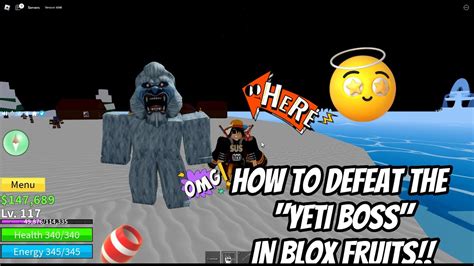 How To Defeat The Yeti Boss In Blox Fruits Youtube