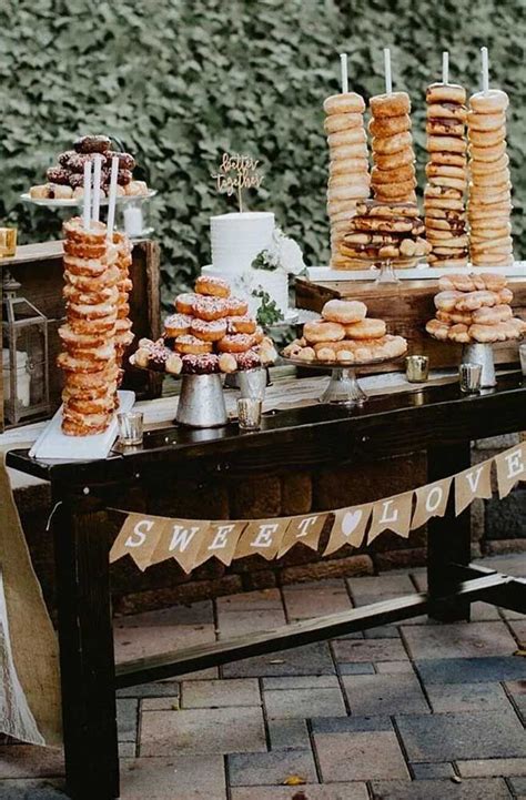 25 Wedding Donuts A Fun Alternative Wedding Dessert Ideas In 2020