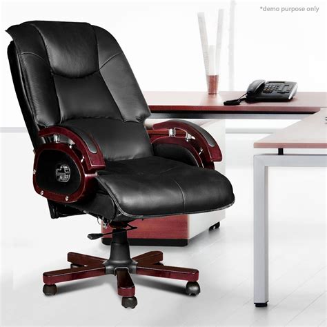 Reclining Leather Office Chair Crazy Sales