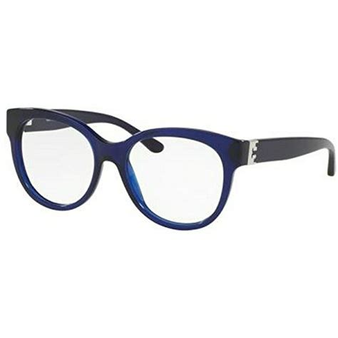 Tory Burch Women S Ty2072 Eyeglasses Navy Translucent 53mm