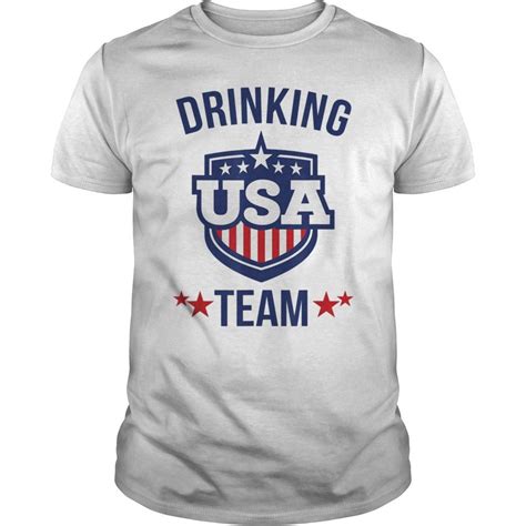 Usa Drinking Team T Shirt