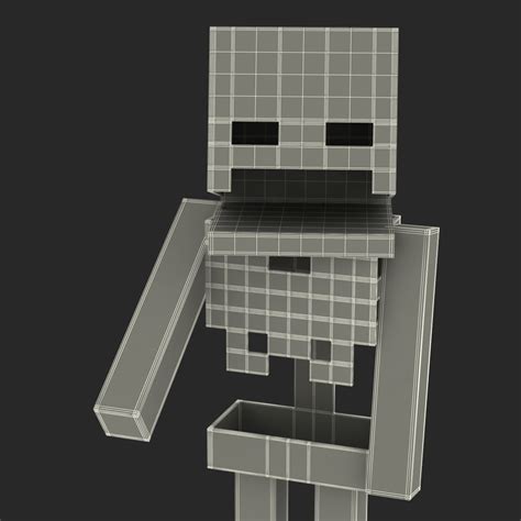 Minecraft Skeleton Rigged För Modo 3d Modell 29 Lxo Free3d