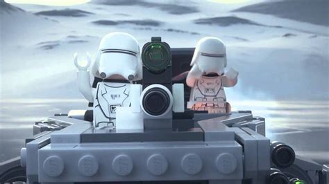 First Order Snowspeeder Lego Star Wars 75100 Product Animation