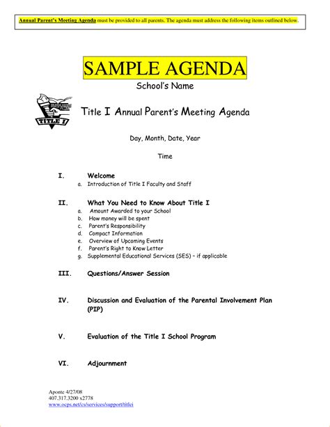 Meeting Agenda Example Doc Cards Design Templates
