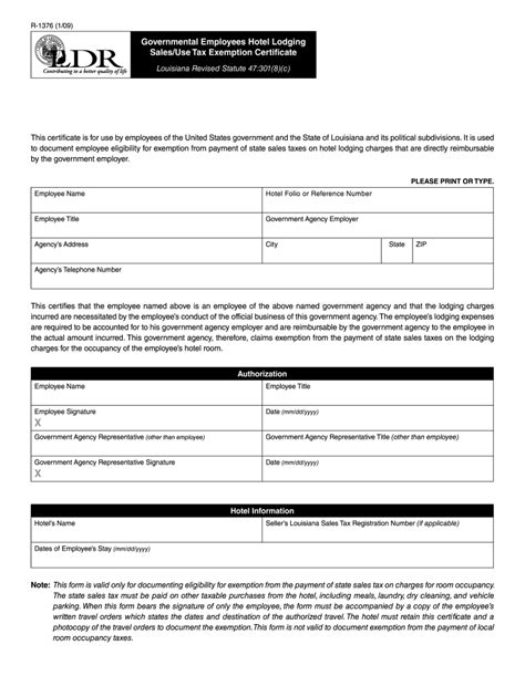 Avalara consumer use helps you properly manage use tax compliance through automation. Louisiana Hotel Tax Exempt Form 2019 - Fill Online, Printable, Fillable, Blank | PDFfiller