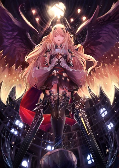 Image Dark Angel Olivia Granblue Fantasy And Shingeki No Bahamut Drawn By Pip Red Juice1869