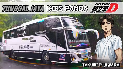 Bus Tunggal Jaya Kids Panda JB5 Terbaru Viral Telolet Di Pangandaran
