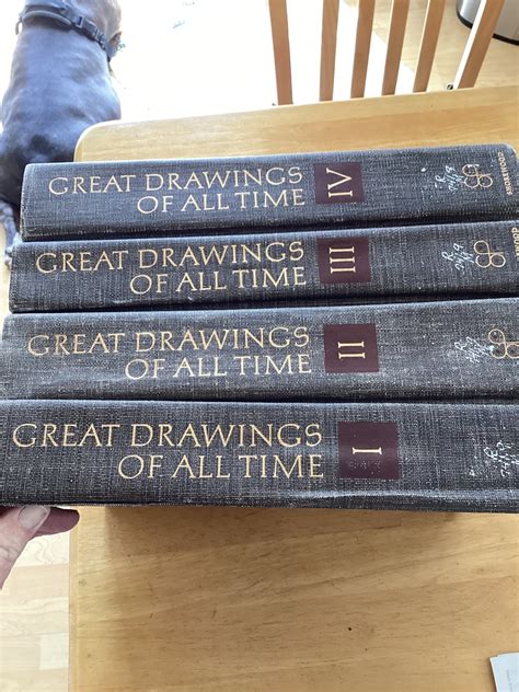 Great Drawings Of All Time Complete 4 Volumes 1962 Ira Etsy