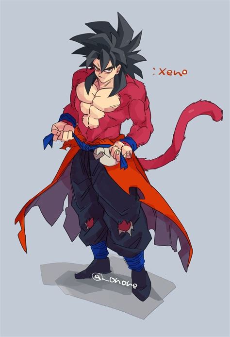 Goku Xeno Ssj4 By Andrewdb13 On Deviantart Anime Dragon Ball Super