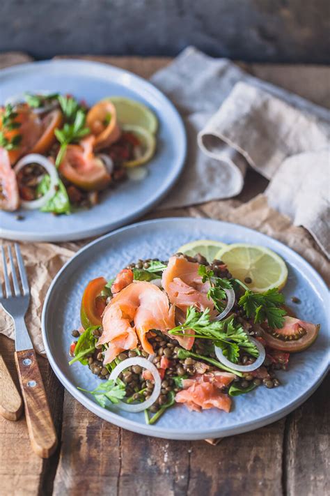 Lightened up mujadara caramelized ions lentils and. Low-Carb Smoked Salmon Lentil Salad - Vibrant Plate