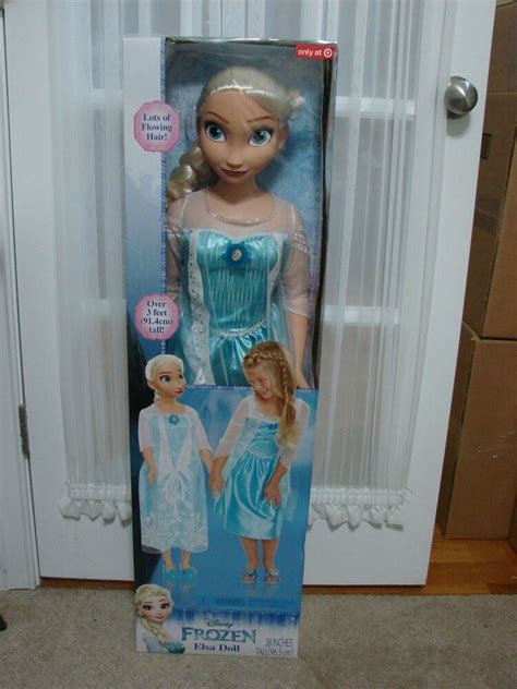 Disney Princess Frozen Elsa Life Size New Over 3 Ft My Size Barbie Type