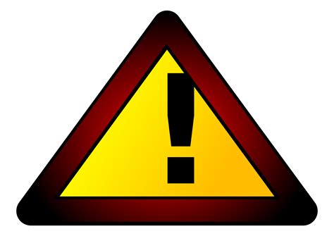 Clipart Warning Icon