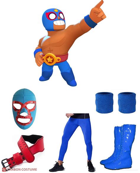 El Primo From Brawl Stars Costume Carbon Costume Diy Dress Up Guides For Cosplay Halloween