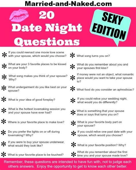 Ice Breaker Questions For Married Couples Ice Breaker Questions