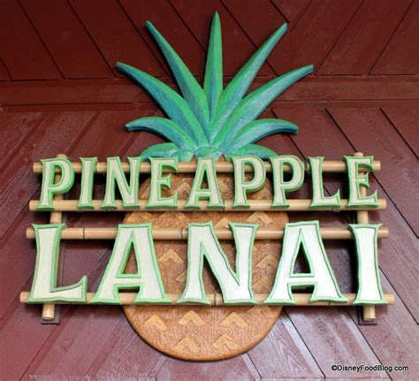 News Pineapple Lanai Opens At Disneys Polynesian Village Resort Dole