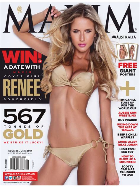 Renee Somerfield In Maxim Magazine June 2014 Issue Hawtcelebs