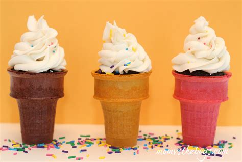 How To Make Ice Cream Cone Cupcakes Mom Vs The Boys