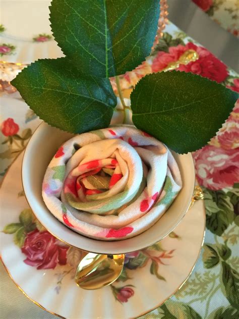 Make It Delightful How To Make A Napkin Rose