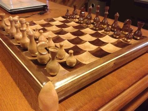 More regarding the craft of woodworking guidebook which is chess table plans uncomplicated to given that they can be chess. Woodworking Plans DIY — Amazing Wooden Chess Board Over ...