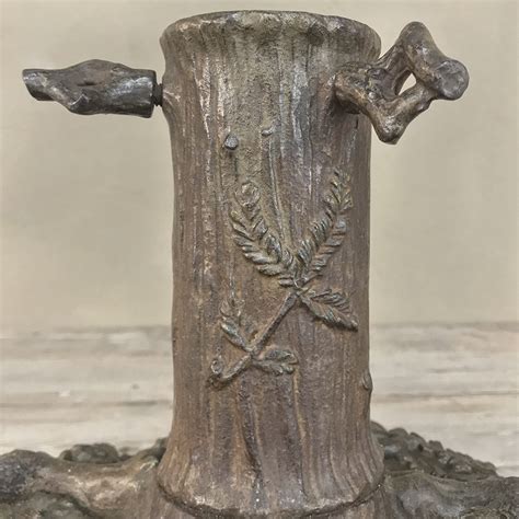 Antique christmas tree stand in original painted cast iron, circa 1900. Antique Cast Iron Christmas Tree Stand