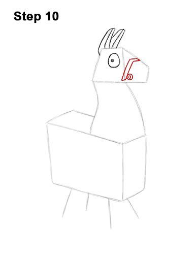 This cute supply llama is a loot step by step beginner drawing tutorial of the supply llama in fortnite. How to Draw Loot Llama (Fortnite) with Step-by-Step Pictures