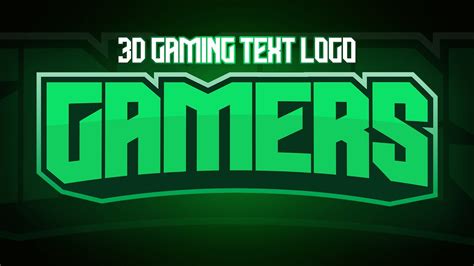 Create 3d Gaming Text Logo In Adobe Illustrator 3d Gaming Logo Youtube