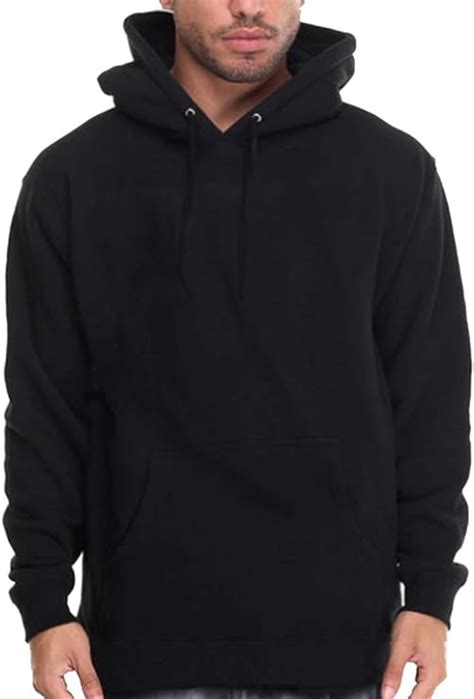 calidesign men s plain black hoodie pullover sweatshirt hooded sweater blank clothing