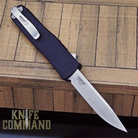 Boker Plus Usa Otf Automatic Knife Black Stonewash 06ex260 Hogue